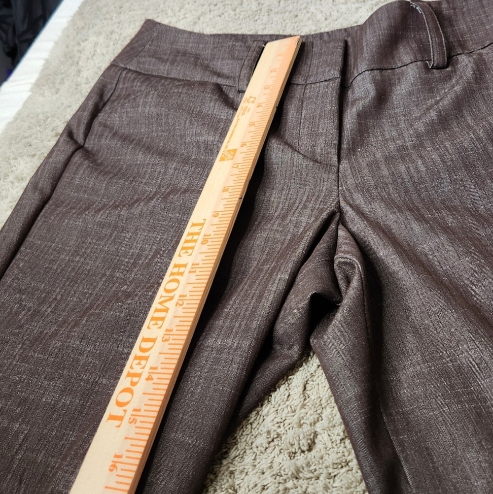 Women's Dress Brown Trousers - Dress Barn - Size 8 - Picture 5 of 12